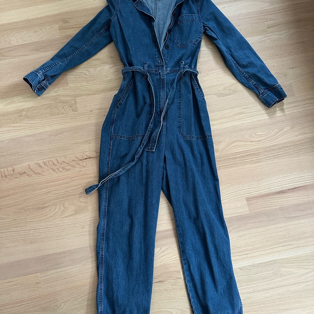 Classic Blue Denim Women's Overalls